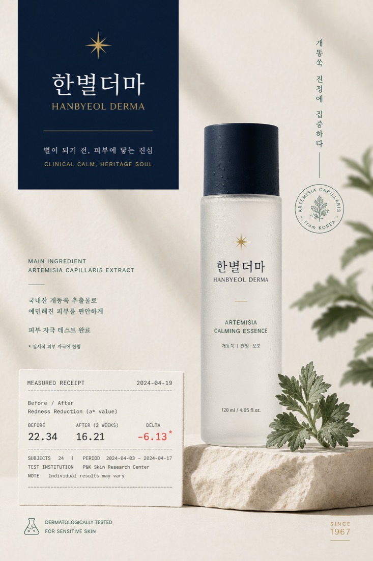 Hanbyeol Derma skincare brand identity